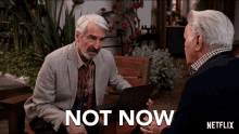 Not Now Maybe Never Sam Waterson GIF - Not Now Maybe Never Sam Waterson Sol Bergstein GIFs
