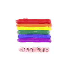 love is love happy pride rainbow cute hearts