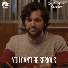 You Cant Be Serious Heath Ramos GIF - You Cant Be Serious Heath Ramos Dashing In December GIFs