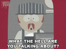 What The Hell Are You Talking About South Park GIF - What The Hell Are You Talking About South Park Confused GIFs