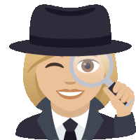 Detective Joypixels Sticker - Detective Joypixels Lets Investigate Stickers