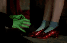 Give Me Those Shoes Red Shoes GIF - Give Me Those Shoes Red Shoes I Want That Shoes GIFs