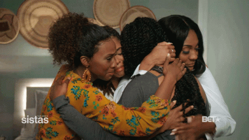 Hugging Friends GIF - Hugging Friends Comforting - Discover & Share GIFs