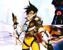 Overwatch GIF - Tracer Pose Overwatch GIFs