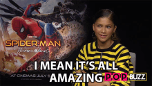 I Mean Its All Amazing Zendaya GIF - I Mean Its All Amazing Zendaya Pop Buzz GIFs