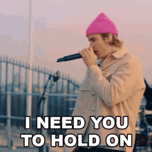 I Need You To Hold On Justin Bieber GIF - I Need You To Hold On Justin Bieber Hold On Song GIFs