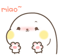 Happy Excited Miao Sticker - Happy Excited Miao Love Heart Dear Stickers