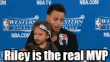 Riley Is The Real Mvp GIF - Steph Curry Rileu Curry GIFs