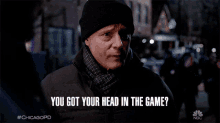 You Got Your Head In The Game Jason Beghe GIF - You Got Your Head In The Game Jason Beghe Hank Voight GIFs
