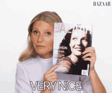 Very Nice Gwyneth Paltrow GIF - Very Nice Gwyneth Paltrow Magazine Cover GIFs