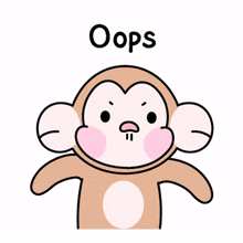 monkey animal oops shocked surprised