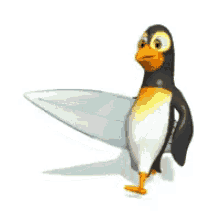 surf penguin