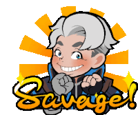 Alucard Savage Sticker - Alucard Savage Happy Stickers