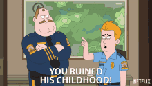 You Ruined His Childhood Your Fault GIF - You Ruined His Childhood Your Fault Spoiled It GIFs