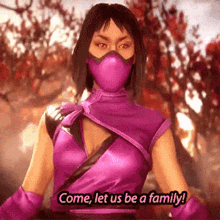Mileena Come Let Us Be A Family GIF - Mileena Come Let Us Be A Family Let Us Be A Family GIFs