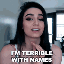 Im Terrible With Names Nufo GIF - Im Terrible With Names Nufo I Dont Remember Names GIFs