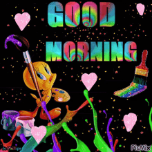 Good Morning Looney Tunes GIF - Good Morning Looney Tunes Tweety GIFs