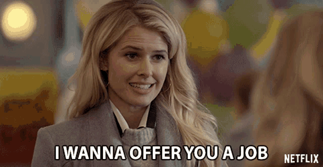 I Wanna Offer You A Job Sarah Wright GIF - I Wanna Offer You A Job Sarah Wright Mandy Davis - Discover &amp; Share GIFs