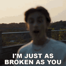 Im Just As Broken As You Flaws GIF - Im Just As Broken As You Flaws Johnny Orlando GIFs