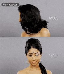 1950s1960s.Gif GIF - 1950s1960s Hair Black Hair GIFs