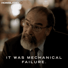 It Was A Mechanical Failure An Accident Saul Berenson GIF - It Was A Mechanical Failure An Accident Saul Berenson Mandy Patinkin GIFs