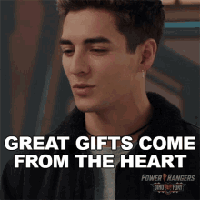 Great Gifts Come From The Heart Javi Garcia GIF - Great Gifts Come From The Heart Javi Garcia Power Rangers Dino Fury GIFs
