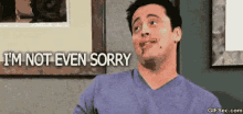 Not Even Sorry GIF - Joey Friends Sorrynotsorry GIFs