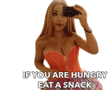 If You Are Hungry Eat A Snack Candy Dress Sticker - If You Are Hungry Eat A Snack Candy Dress Candies Stickers