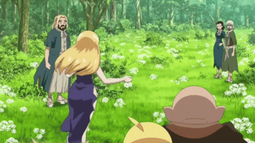 Dr Stone Ruri Gif Dr Stone Ruri Running Discover Share Gifs