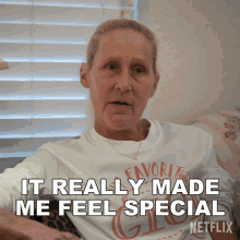 It Really Made Me Feel Special Kimberly Craft GIF - It Really Made Me Feel Special Kimberly Craft Tiger King2 GIFs