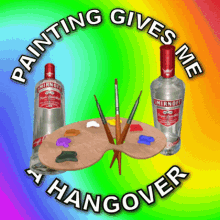 Painting Hangover GIF - Painting Hangover Oil Painting GIFs