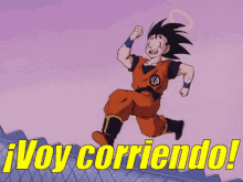 Goku Corriendo El Camino De Serpiente GIF - Voy Corriendo Ya Voy Espérame GIFs