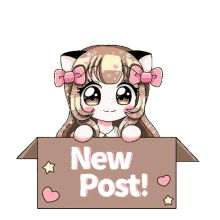new kawaii post newpost box