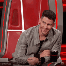 Smiling Nick Jonas GIF - Smiling Nick Jonas The Voice GIFs