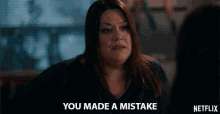 You Made A Mistake Brooke Elliott GIF - You Made A Mistake Brooke Elliott Dana Sue Sullivan GIFs