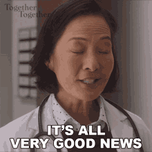 Its All Very Good News Dr Andrews GIF - Its All Very Good News Dr Andrews Together Together GIFs