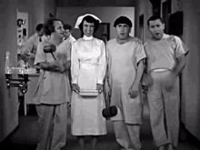 Three Stooges Fainting GIF - Three Stooges Fainting Nurse GIFs