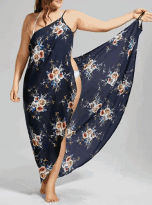 Long Cover Up Dress GIF - Cover Up Cover Up Dress Bathing Suit Cover Up GIFs
