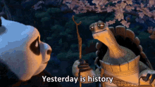 Oogway Saying Yesterday Is History GIF - Oogway Saying Oogway Yesterday Is History GIFs