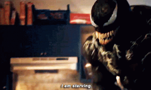 Venom I Am Starving GIF - Venom I Am Starving Hungry GIFs