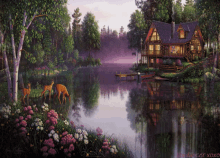 Cottage By The Lake GIF - Cottage Lake Cottage By The Lake GIFs