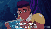 i dont know how to fix it marcus scribner bow shera and the princesses of power clueless