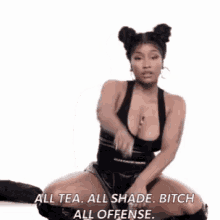 Nicki Minaj Shade GIF - Nicki Minaj Shade Tea GIFs
