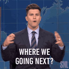 Where We Going Next Saturday Night Live GIF - Where We Going Next Saturday Night Live Where Are We Going After GIFs
