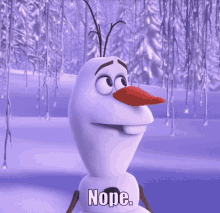 Frozen Olaf GIF - Frozen Olaf Nope GIFs