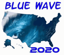 Blue Wave Usa GIF - Blue Wave Usa America GIFs