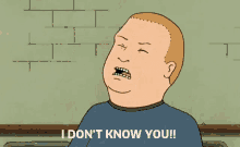 King Of The Hill I Dont Know You GIF - King Of The Hill I Dont Know You Who Are You GIFs