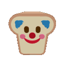 Clown Bread Hacker Sticker - Clown Bread Hacker Funi Stickers