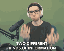 Two Different Kinds Of Information Brandon Clement GIF - Two Different Kinds Of Information Brandon Clement Different Information GIFs