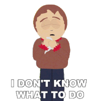 I Dont Know What To Do Sharon Marsh Sticker - I Dont Know What To Do Sharon Marsh South Park Stickers